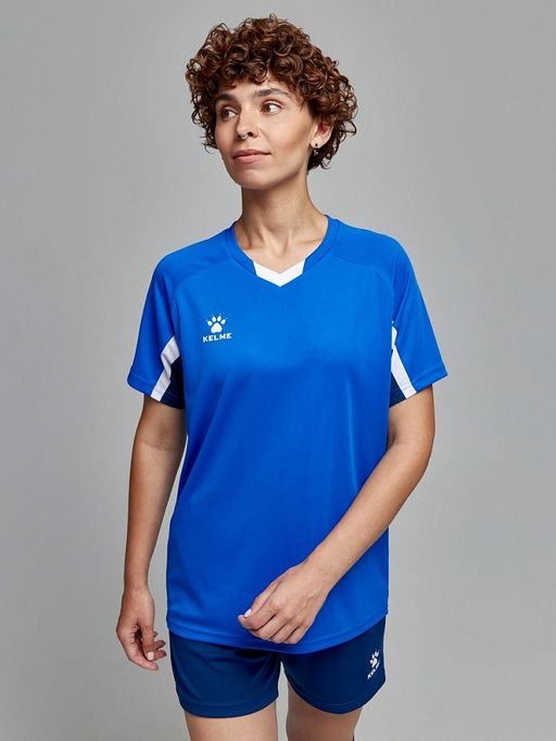 Футбольная форма KELME Short-Sleeved Football Suit (Blue/Dark Blue)