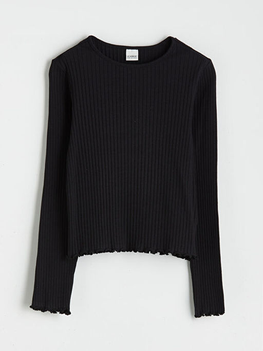 Bisiklet Yaka K?z ?ocuk Ti??rt - Waikiki фото 5