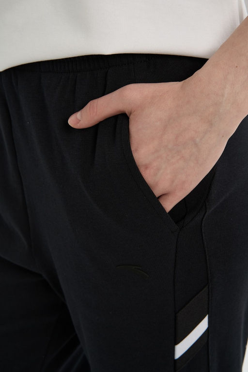 Брюки трикотажные Черный ANTA ICONIC Knit Track Pants  фото 7