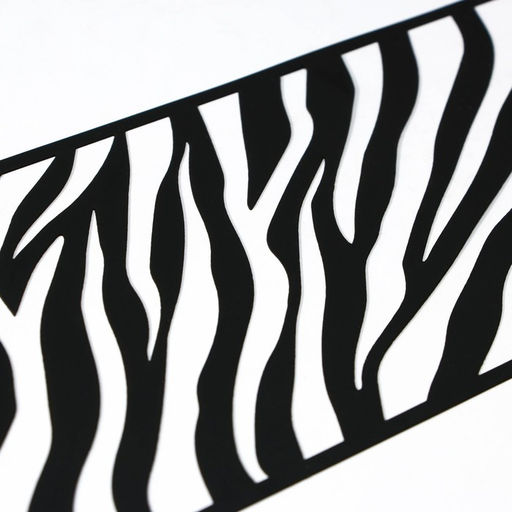Цена за 5 шт. Трафарет для торта «Зебра», 32×10 см