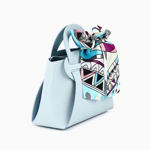 Цена за 2 шт. Сумочка подарочная «Голубая», 12 х 13 х 5.5 см