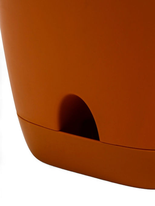 Горшок для цветов Гранд, 4 л, d=19 см, h=20 см, пластиковый, с прикорневым поливом, коричневый - Simaland фото 3