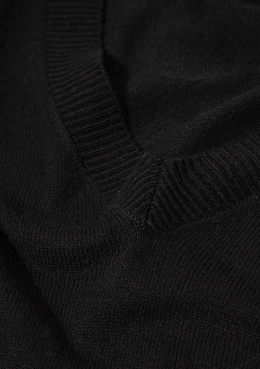 V Yaka Siyah Kazak - Mavi фото 11