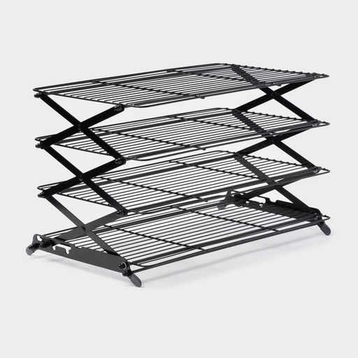 Решётка для глазирования и остывания кондитерских изделий KONFINETTA, 4 яруса, 43.5?25.5?8 см, чёрная  фото 5