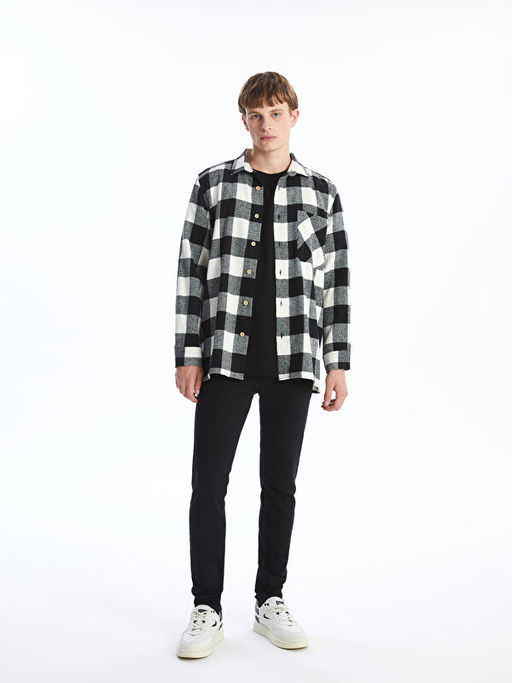 Rahat Kal?p Uzun Kollu Ekose Erkek Oduncu G?mlek