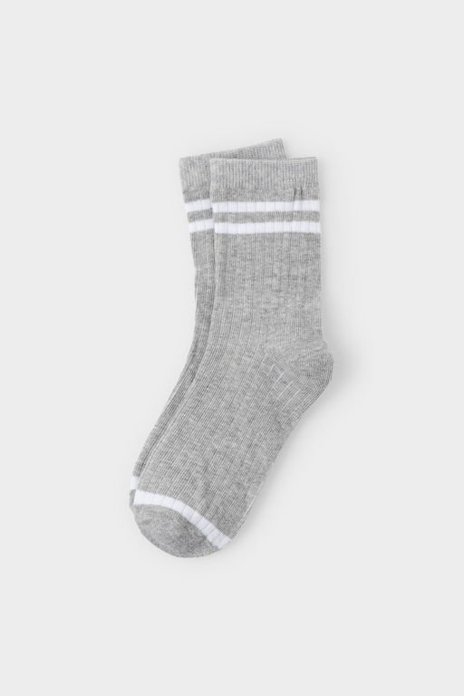 CROCKID СТОК! Носки. Цвет: св.серый меланж фото 2