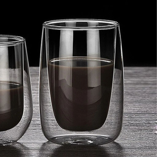 Стакан стеклянный с двойными стенками 450мл "Хай-Тек" LCWB5753