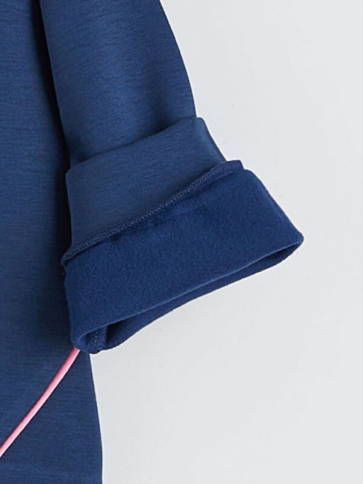 Bisiklet Yaka K?z ?ocuk Sweatshirt