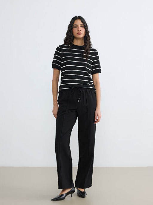 Beli Lastikli Loose Fit Kad?n Pantolon