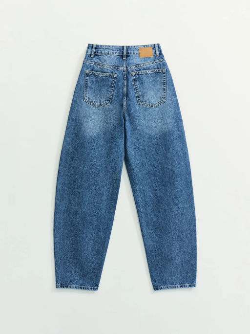 Джинсы barrel с высокой посадкой / Zarina  фото 2