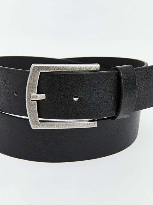 Deri G?r?n?ml? Erkek Kemer