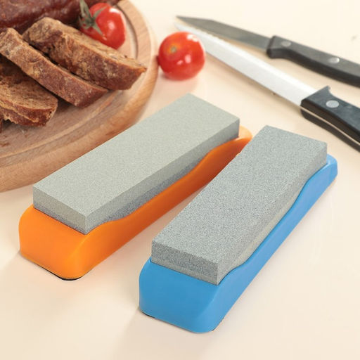 Точильный камень Доляна «Стоун», 14.7 см, МИКС