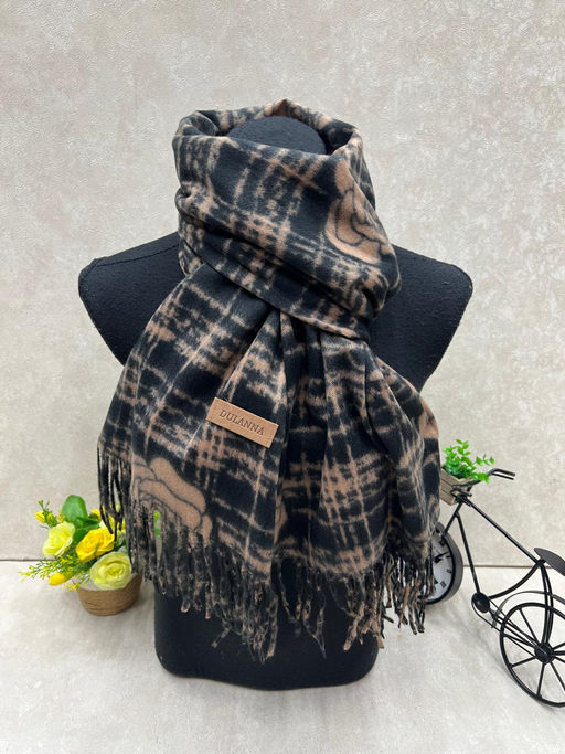 Мягкий палантин из кашемира мультицвет