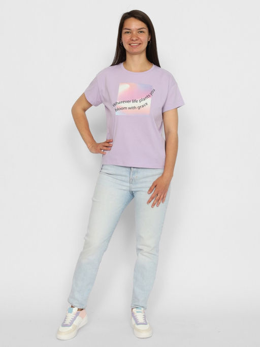 CRB wear/CSSW 60264-45 Футболка женская,лаванда/Ex.Cherubino  фото 2