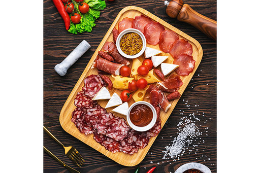 Поднос сервировочный 36*24*1,7 см, прямоугольный, бамбук