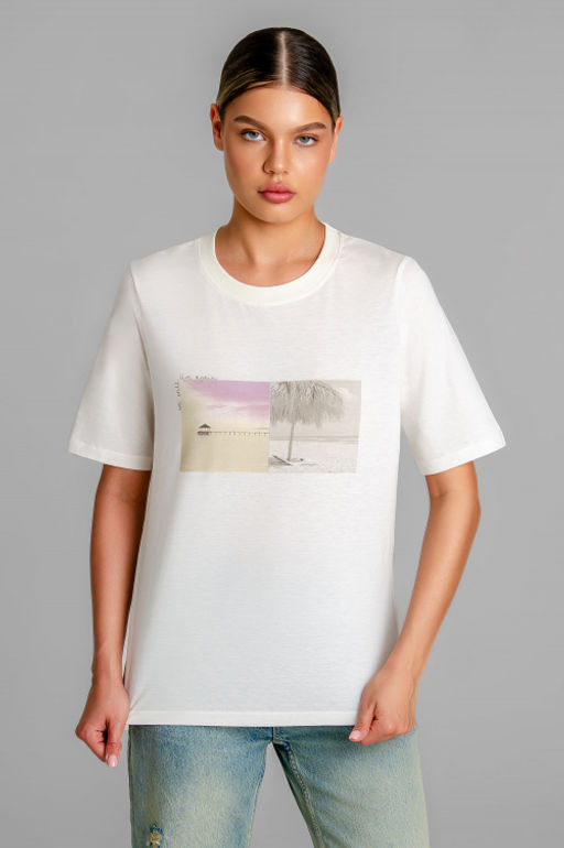 Арт. 31109 Футболка женская 44-52 (5 шт) Цвет:молочный - Калинка фото 29