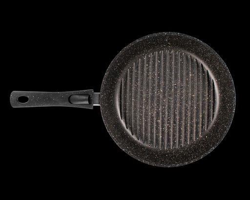 Сковорода гриль 260/70мм со съемной ручкой без крышки сг2612аг