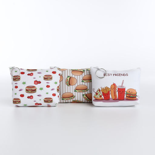 Кошелёк монетница детская на молнии, МИКС