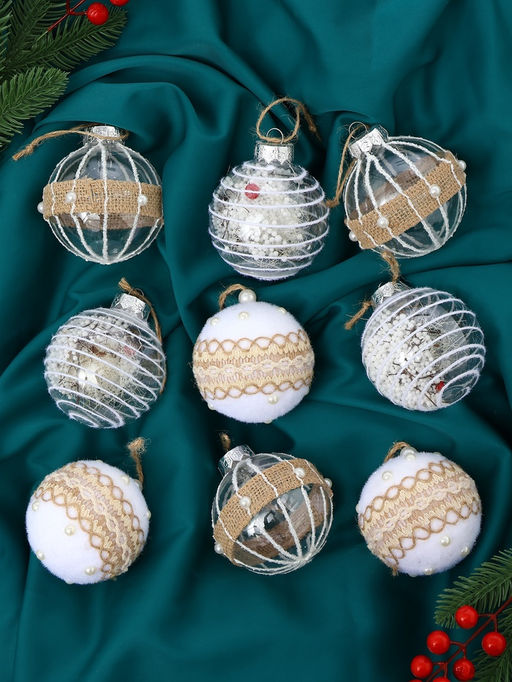 Ёлочные игрушки Орсон, шары новогодние, d=8 см, 9 шт., мечты