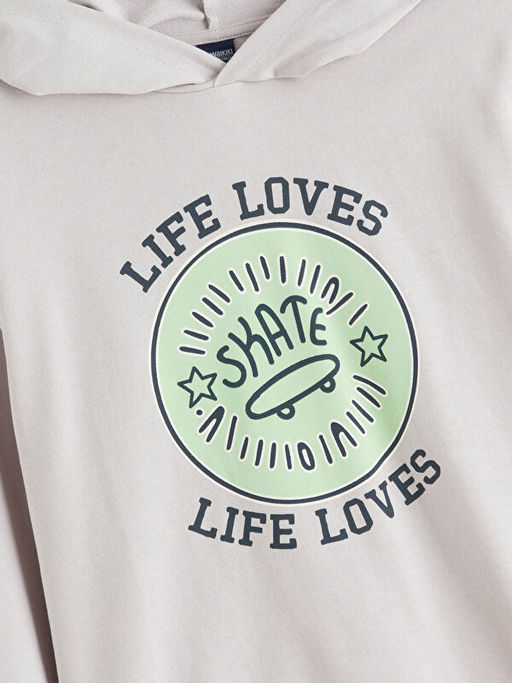 Kap??onlu Erkek ?ocuk Sweatshirt