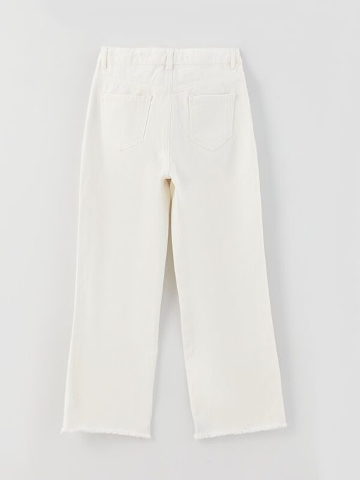 Basic Geni? Pa?a K?z ?ocuk Pantolon - Waikiki фото 2