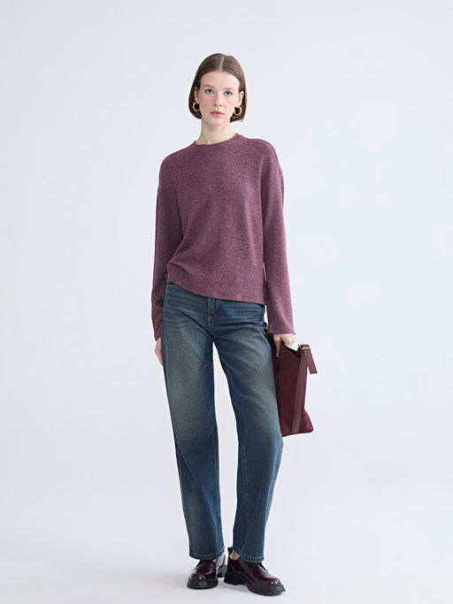 Bisiklet Yaka Kad?n Ti??rt