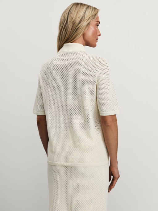 Вязаный кардиган на пуговицах из вискозы / Zarina  фото 6