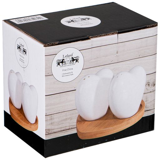 НАБОР ДЛЯ СПЕЦИЙ LEFARD СЕРДЦЕ 2 ПР. НА ДЕРЕВ. ПОДСТАВКЕ 13,3*11,5*1СМ  фото 2