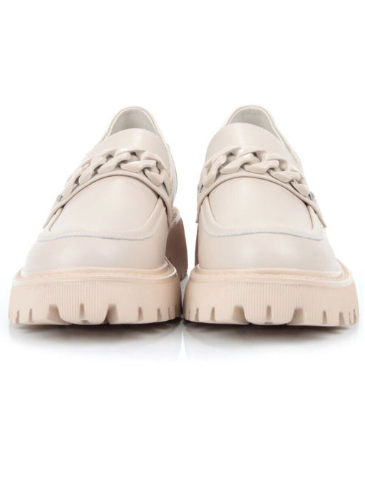 03-5926-2 BEIGE Лоферы женские (натуральная кожа)