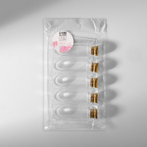 Цена за 3 шт. Баночки для хранения бисера, с пробкой, d=2.2×6 см, 5 шт.
