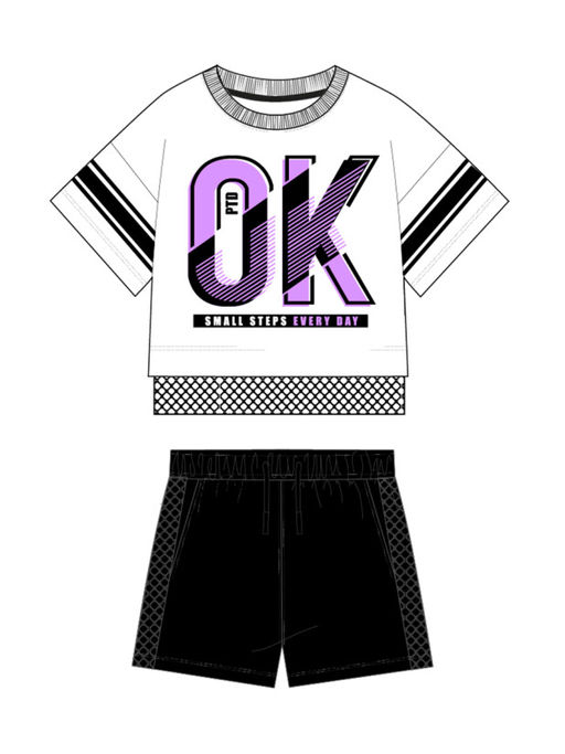 PlayToday / Комплект для девочки: футболка, шорты фото 8