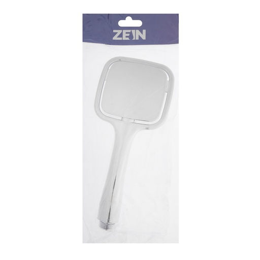Лейка для душа ZEIN Z0203, пластик, 1 режим, цвет хром
