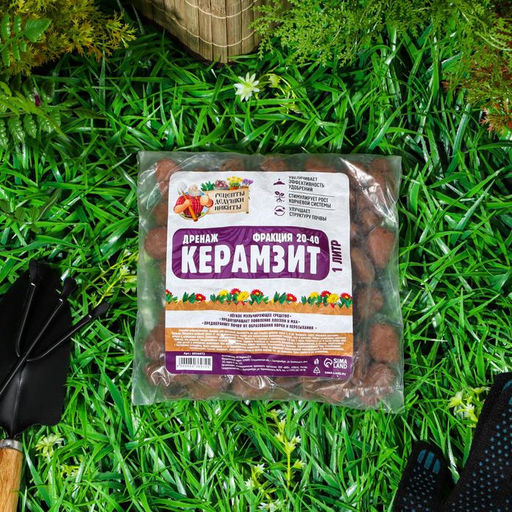 Дренаж Керамзит Рецепты Дедушки Никиты фр 20-40, 1 л  фото 2