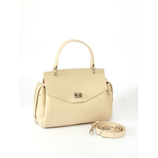 Сумка женская натуральная кожа GU 2066-76010, 2отд, плечевой ремень, молочный SALE 265749 - Adelia фото 6