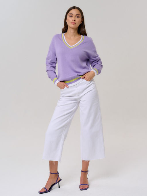 Пуловер женский ZZ-01006 lavender - Eleganzza фото 6
