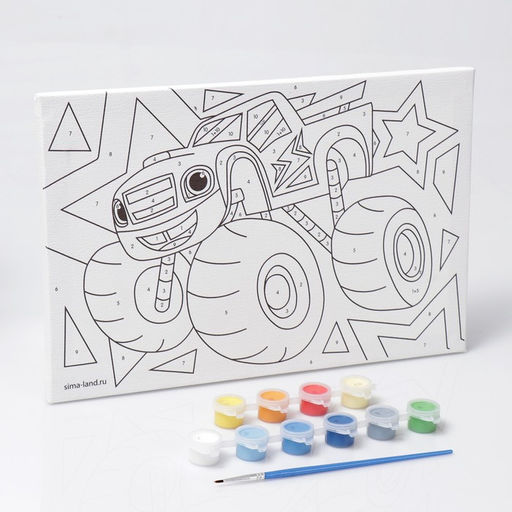 Картина по номерам Быстрый джип 20х30 см - Школа талантов фото 2