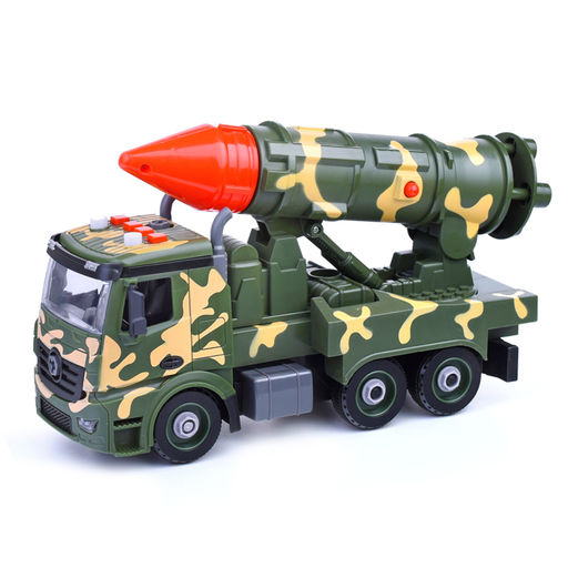 Машина "Военная" с ракетой, в коробке