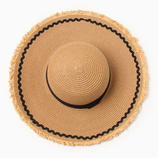 Шляпа женская MINAKU, цв.светло-коричневый, р-р 58  фото 2