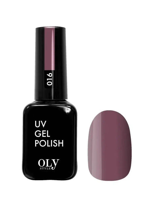OLYSTYLE Гель-лак для ногтей тон 016 бордово-коричневый