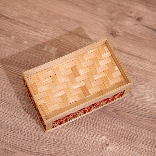 Шкатулка из бамбука, 17×10×7 см