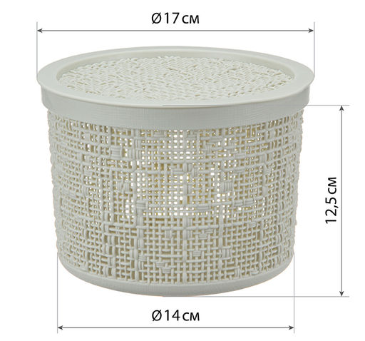 Коробка БЯЗЬ 2 л с крышкой М2328