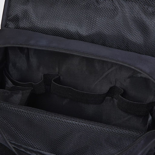 Косметичка-несессер дорожная на молнии, липучках, с крючком, с ручкой, чёрная - Simaland фото 4