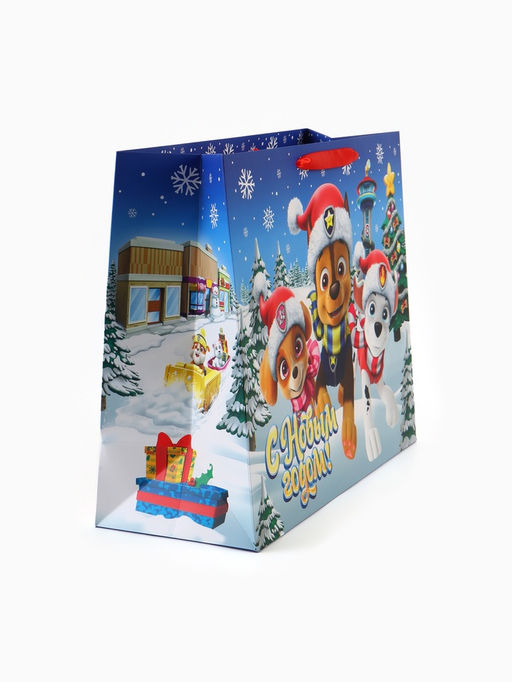 Пакет подарочный С Новым годом!, XL 40 ? 49 ? 19 см