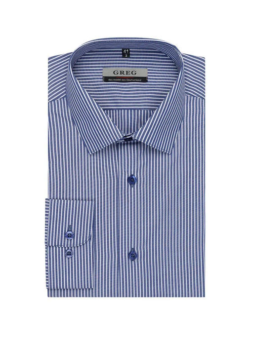 Сорочка мужская длинный рукав GREG 211/237/0272/Z