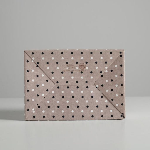 Коробка подарочная сборная, упаковка, Present, 22 х 15 х 10 см