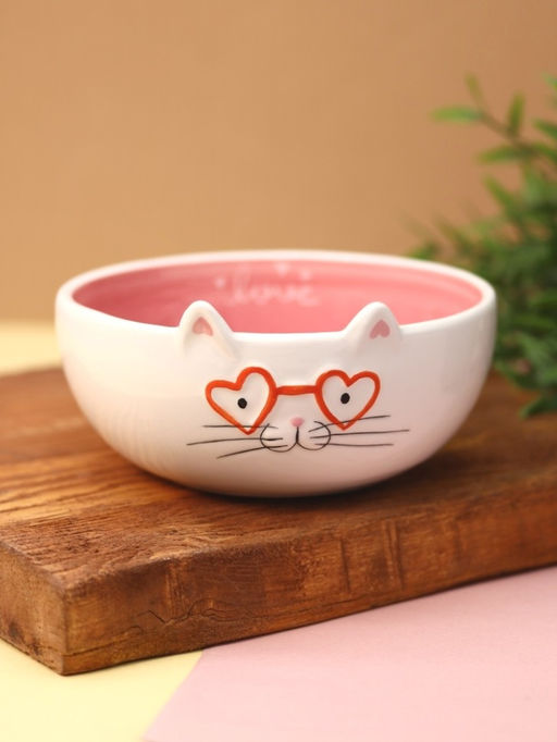 Тарелка керамическая Happy cat, 14х6,6 см