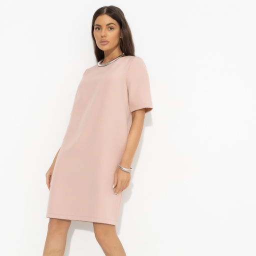 Платье прямого кроя Виртуальные будни (pink) - Charutti фото 3