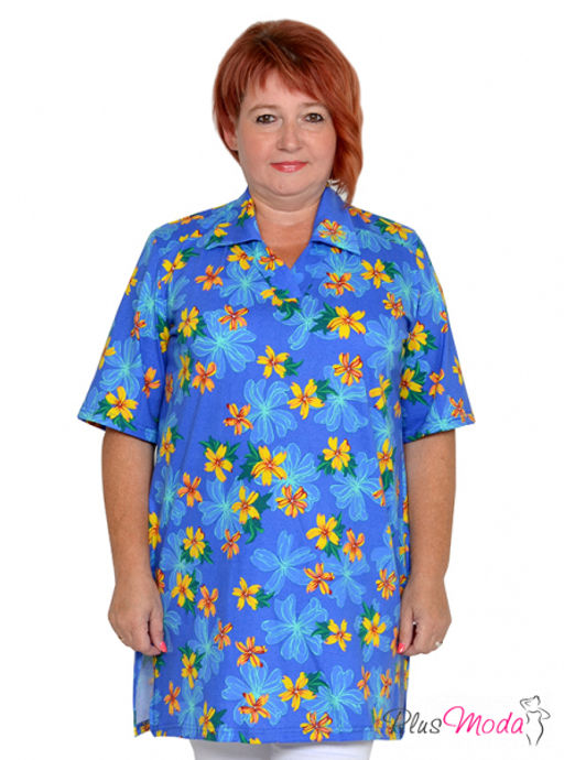 Туника Модель №1344 размеры 44-84 - Plusmoda фото 7