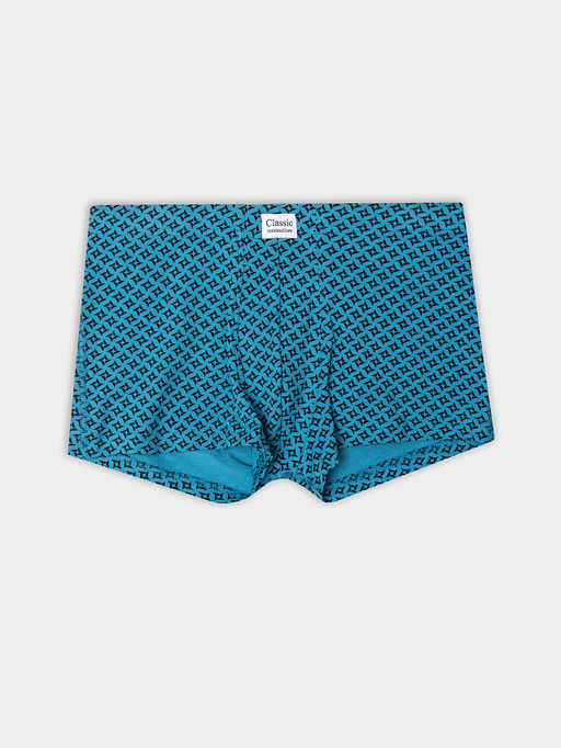 Цена за 2 штуки! Трусы боксеры мужские синие с узором - Mark formelle фото 7