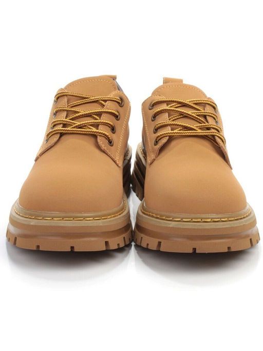 03-P8204-1 BROWN Полуботинки женские (натуральная кожа, нубук)